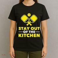 Pickleball Stay Out Of The Kitchen T-Shirt thumb 4