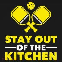 Pickleball Stay Out Of The Kitchen Ornament thumb 1