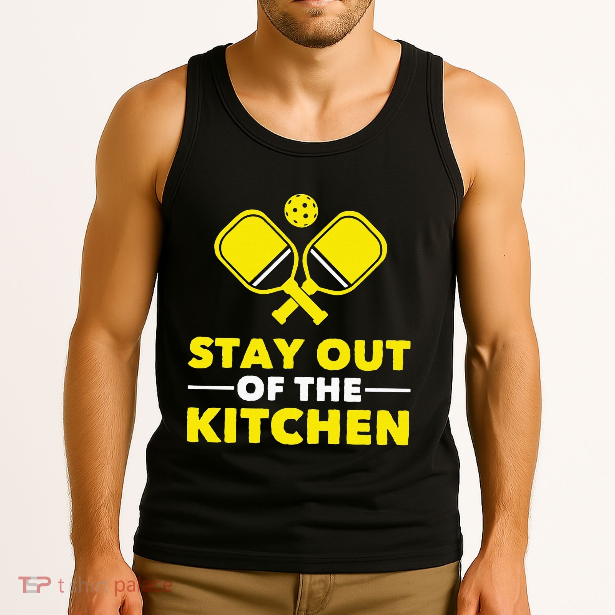 Pickleball Stay Out Of The Kitchen Tank Top
