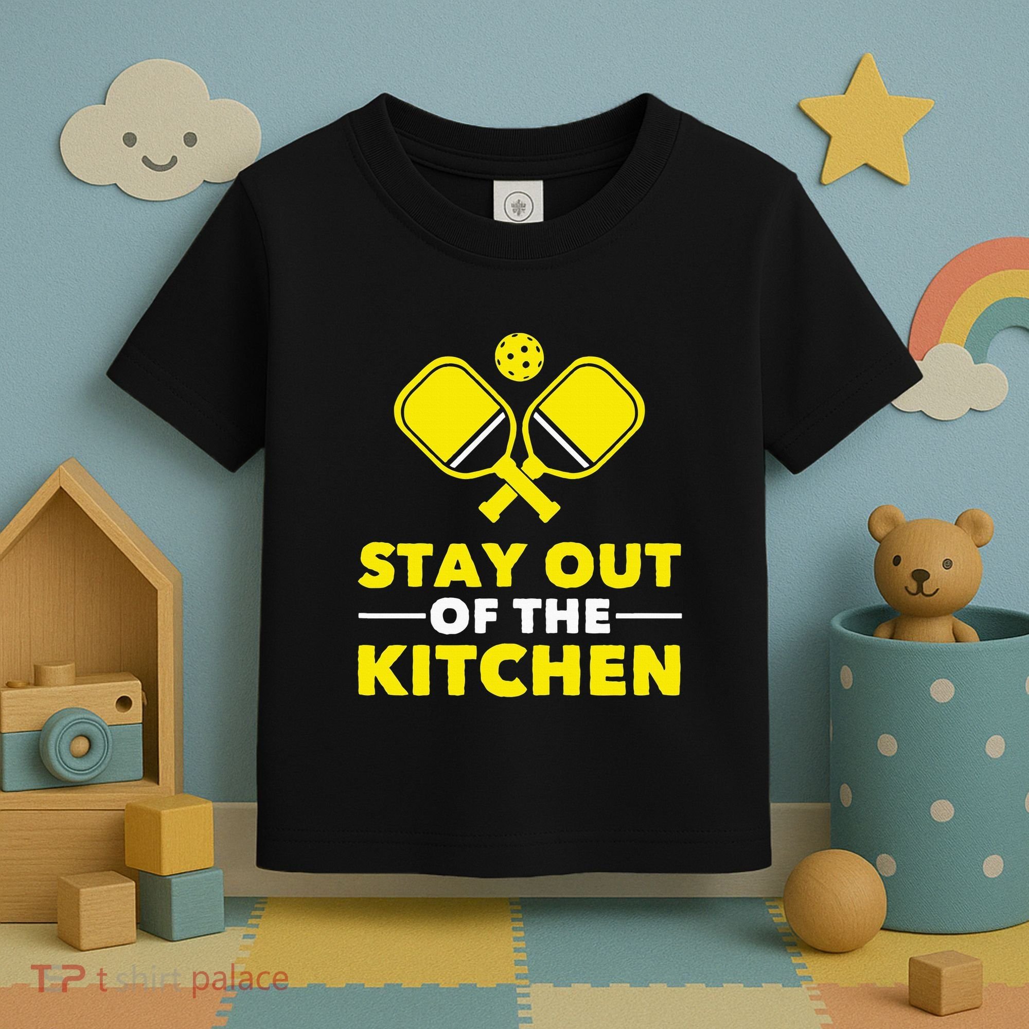 Pickleball Stay Out Of The Kitchen Toddler T-Shirt
