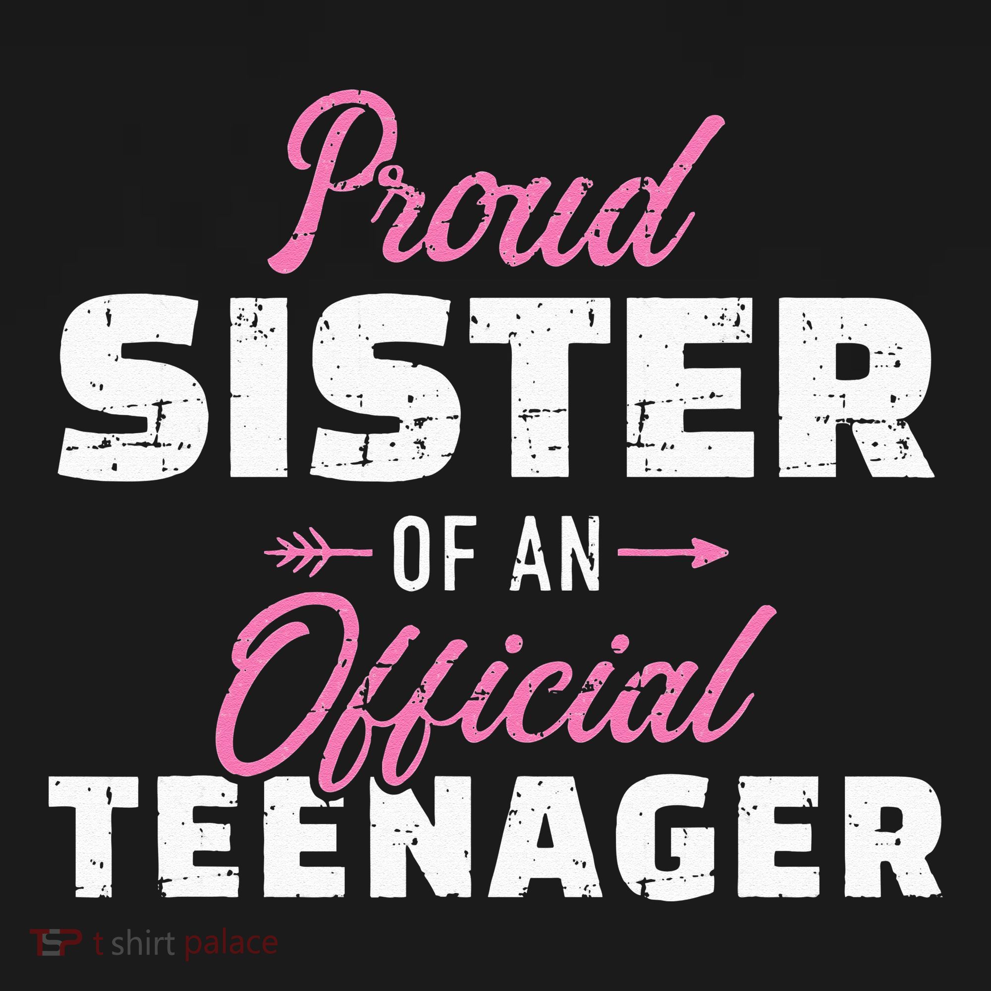 Proud sister of a teenager 13th birthday T-Shirt