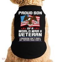 Proud Son Of Wwii Veteran Special Gift Doggie Tank thumb 0