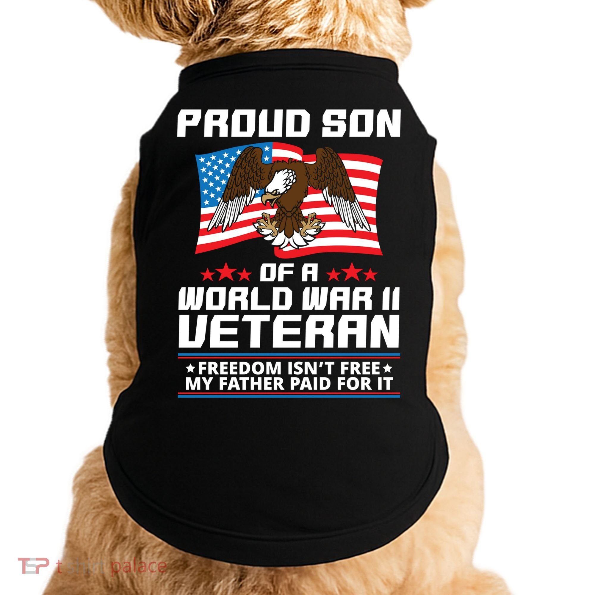 Proud Son Of Wwii Veteran Special Gift Doggie Tank
