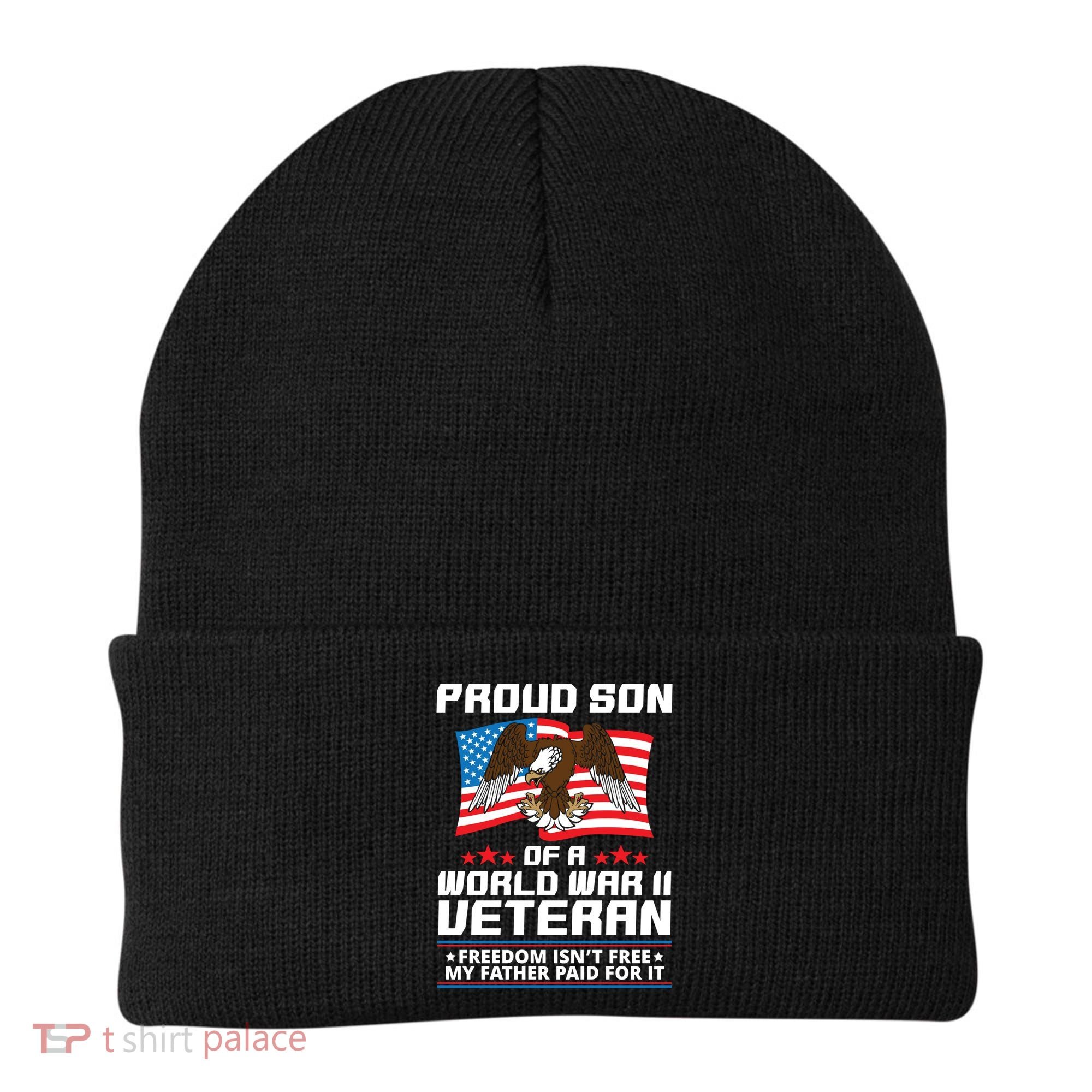 Proud Son Of Wwii Veteran Special Gift Beanie
