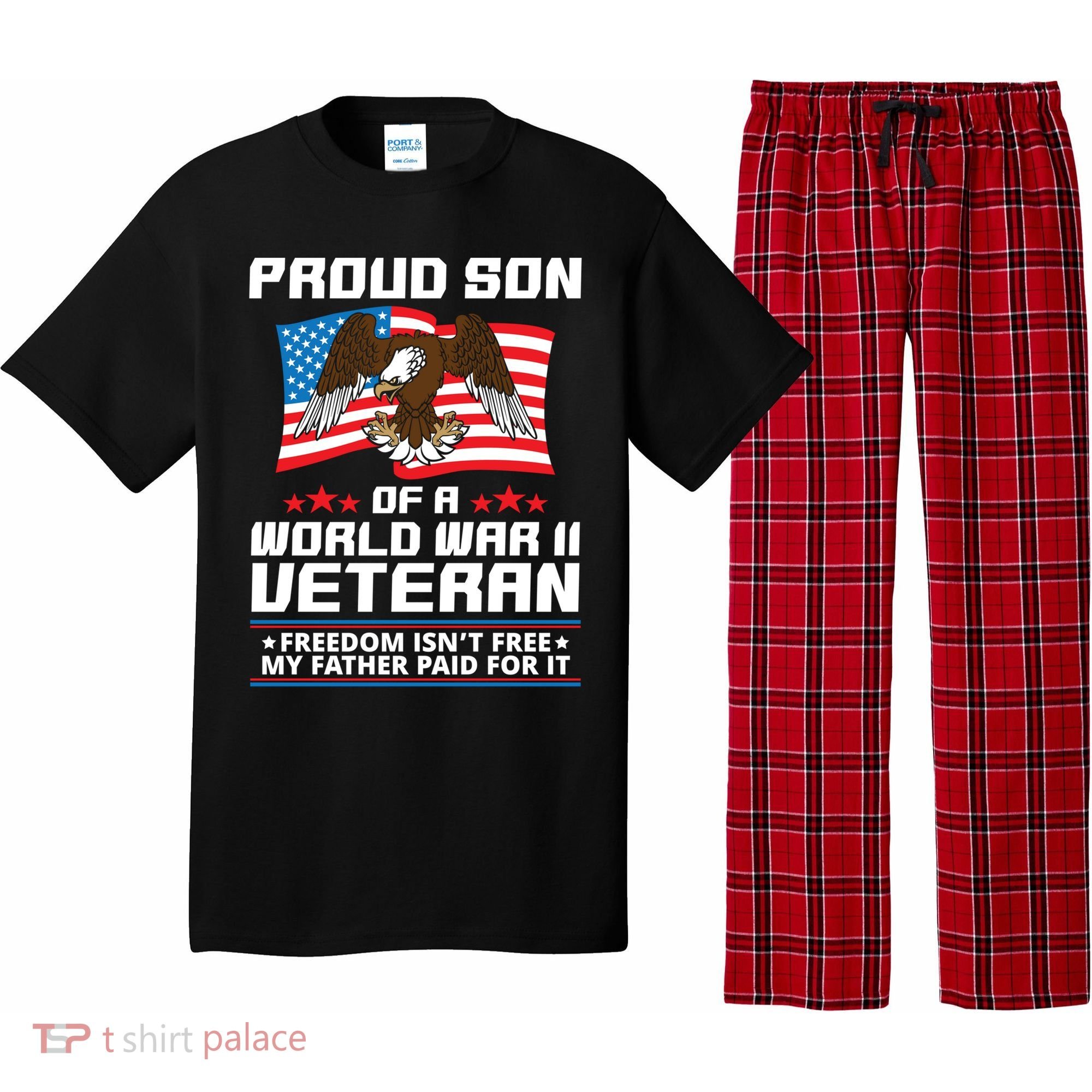 Proud Son Of Wwii Veteran Special Gift Pajama Set