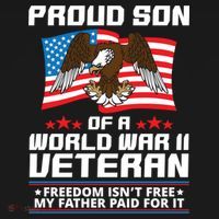 Proud Son Of Wwii Veteran Special Gift Women's Hoodie thumb 2