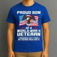 Proud Son Of Wwii Veteran Special Gift T-Shirt thumb 3