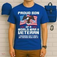 Proud Son Of Wwii Veteran Special Gift T-Shirt thumb 6