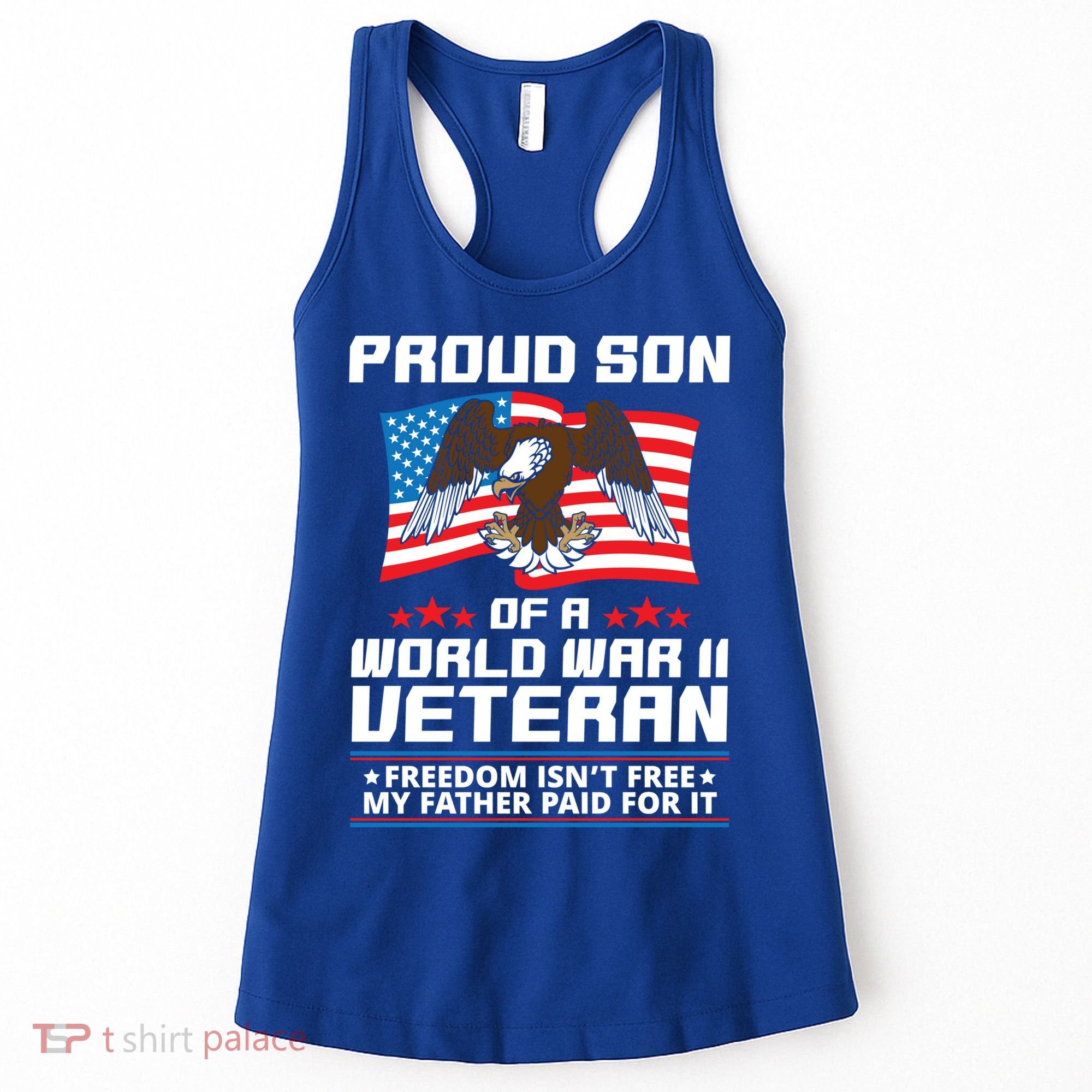 Proud Son Of Wwii Veteran Special Gift Women's Tank Top