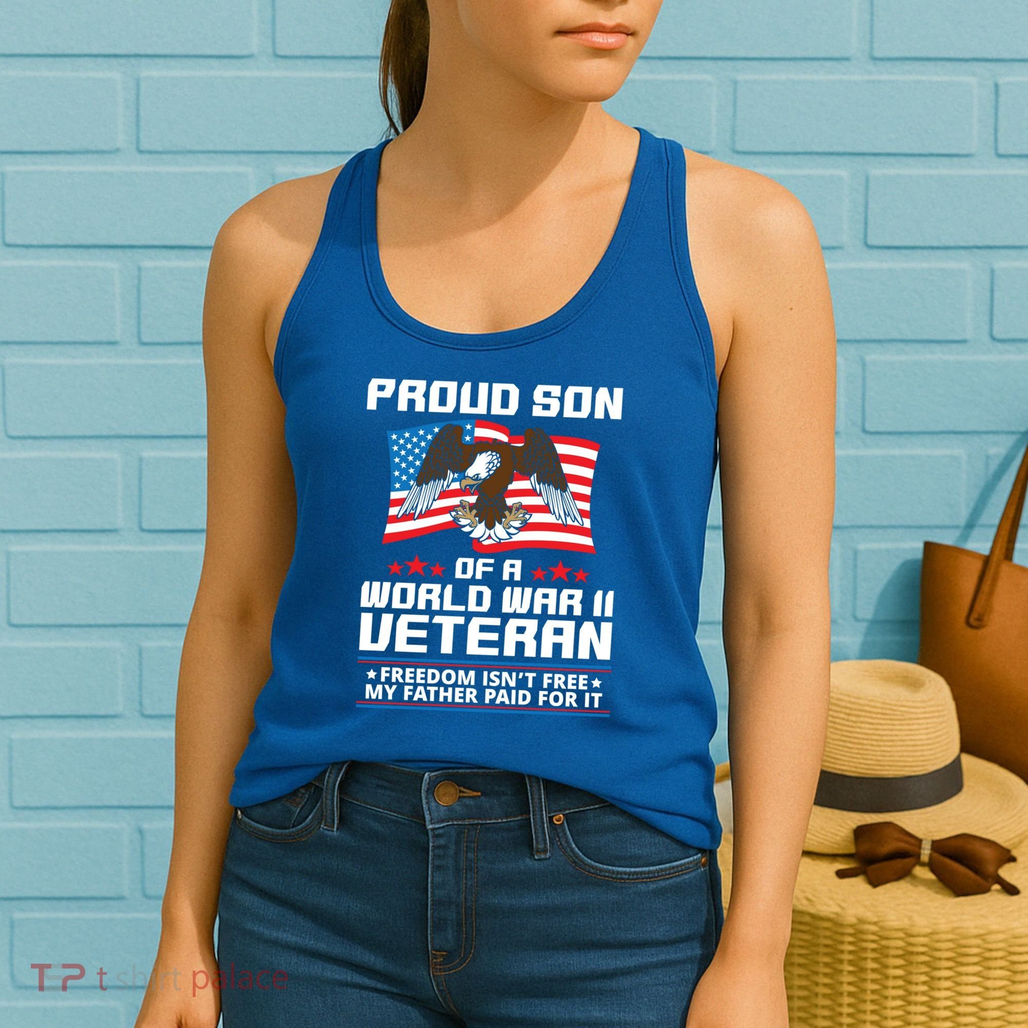 Proud Son Of Wwii Veteran Special Gift Women's Tank Top