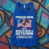 Proud Son Of Wwii Veteran Special Gift Women's Tank Top thumb 3