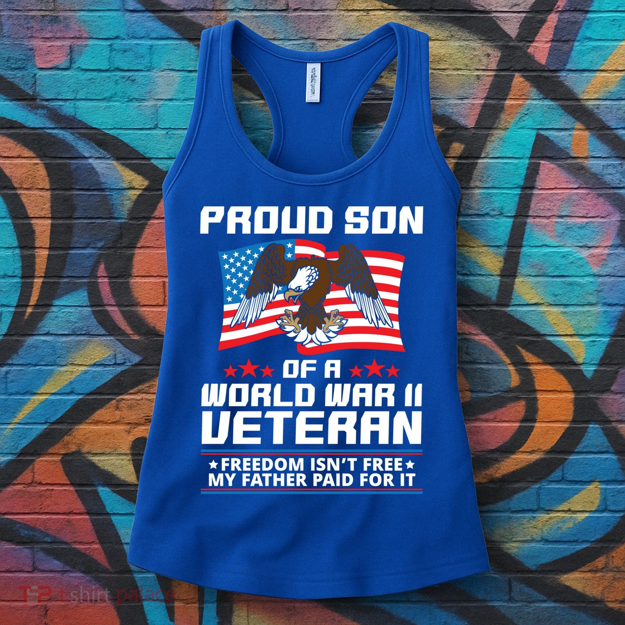 Proud Son Of Wwii Veteran Special Gift Women's Tank Top