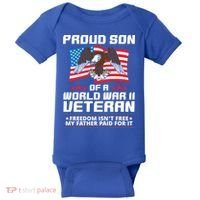 Proud Son Of Wwii Veteran Special Gift Baby Bodysuit thumb 0