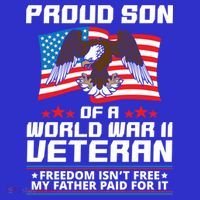 Proud Son Of Wwii Veteran Special Gift Baby Bodysuit thumb 2