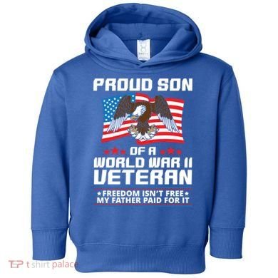 Proud Son Of Wwii Veteran Special Gift Toddler Hoodie