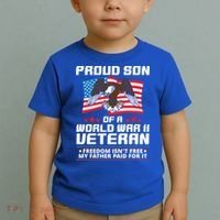 Proud Son Of Wwii Veteran Special Gift Toddler T-Shirt thumb 2