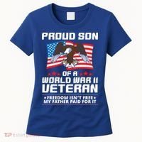 Proud Son Of Wwii Veteran Special Gift Women's T-Shirt thumb 0