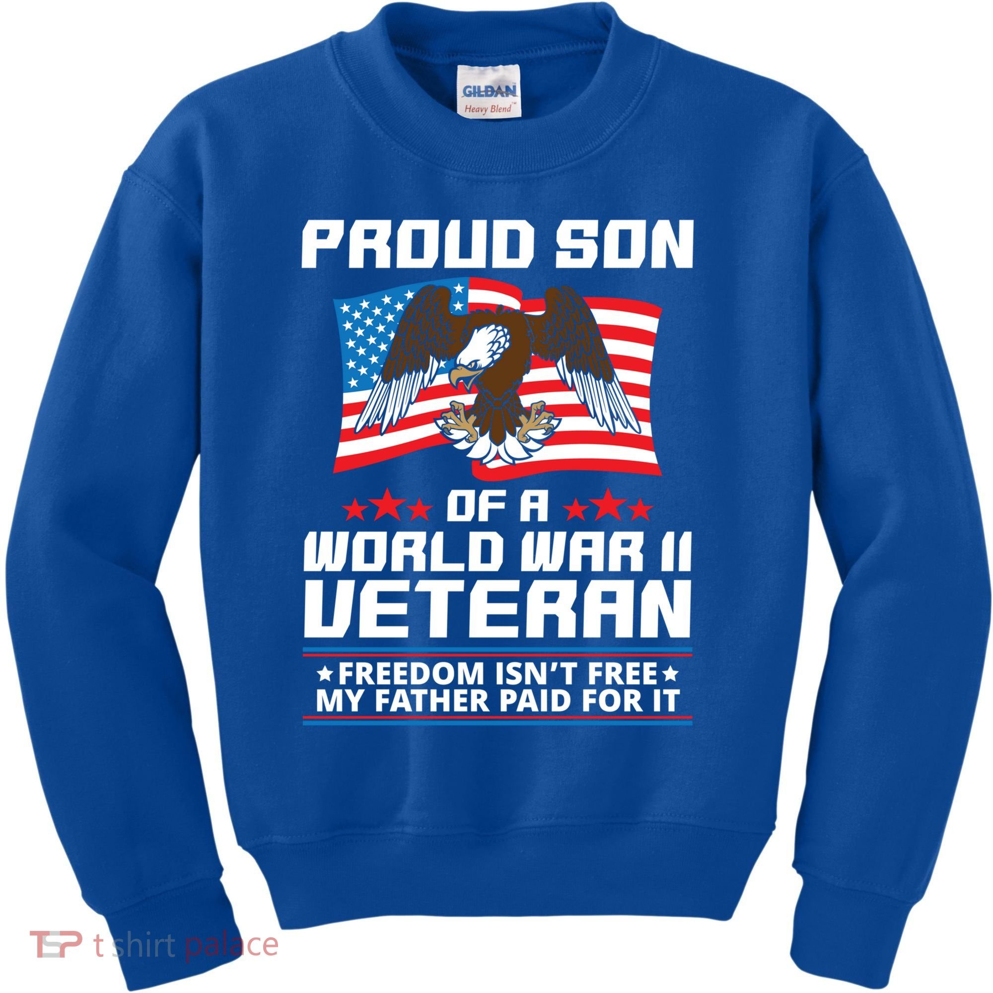 Proud Son Of Wwii Veteran Special Gift Kids Sweatshirt