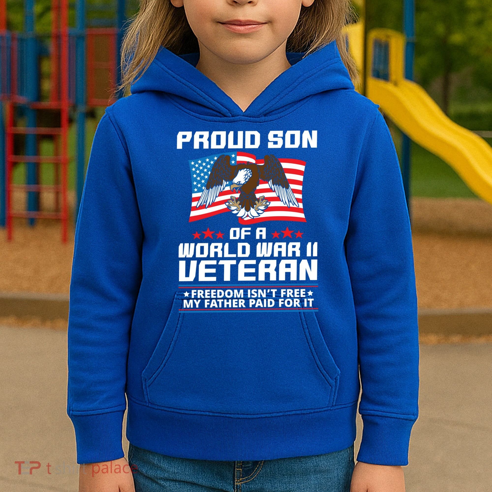 Proud Son Of Wwii Veteran Special Gift Kids Hoodie