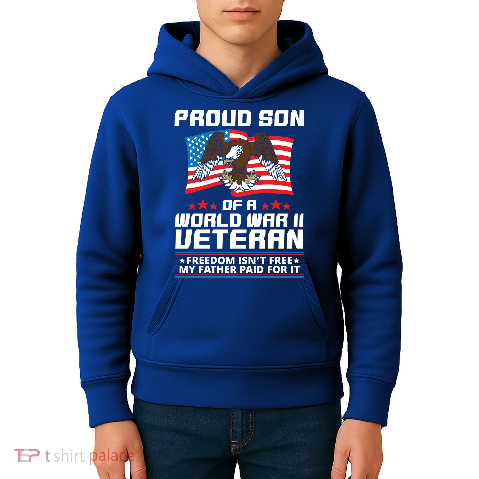 Proud Son Of Wwii Veteran Special Gift Kids Hoodie