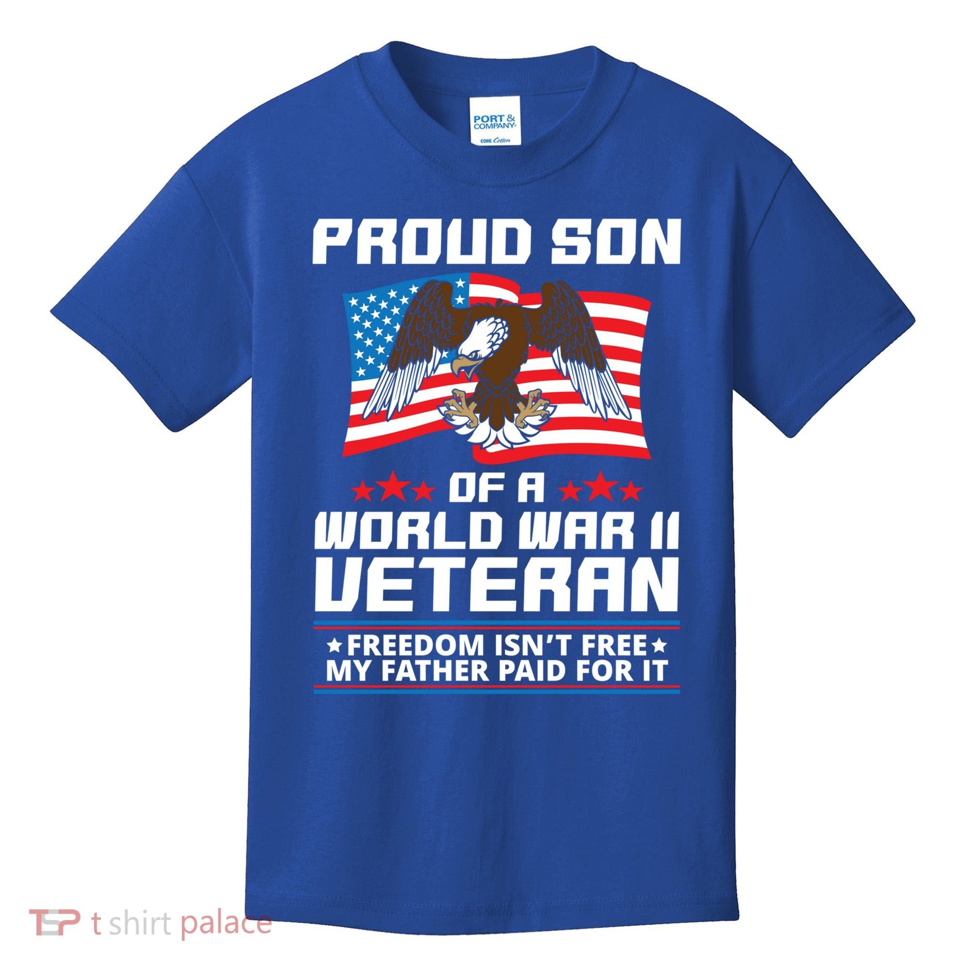 Proud Son Of Wwii Veteran Special Gift Kids T-Shirt
