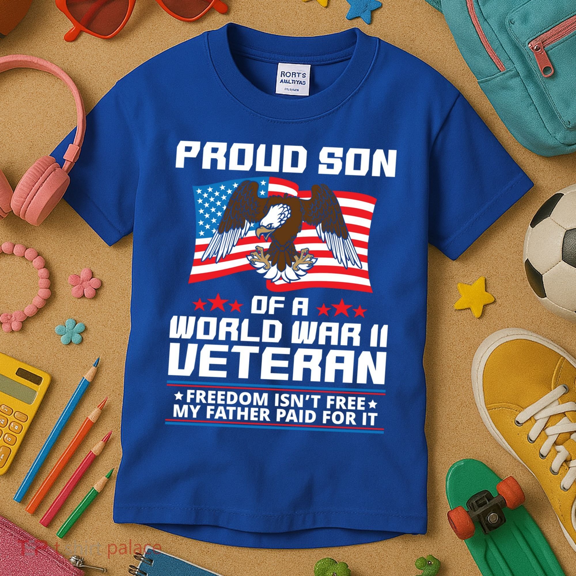 Proud Son Of Wwii Veteran Special Gift Kids T-Shirt