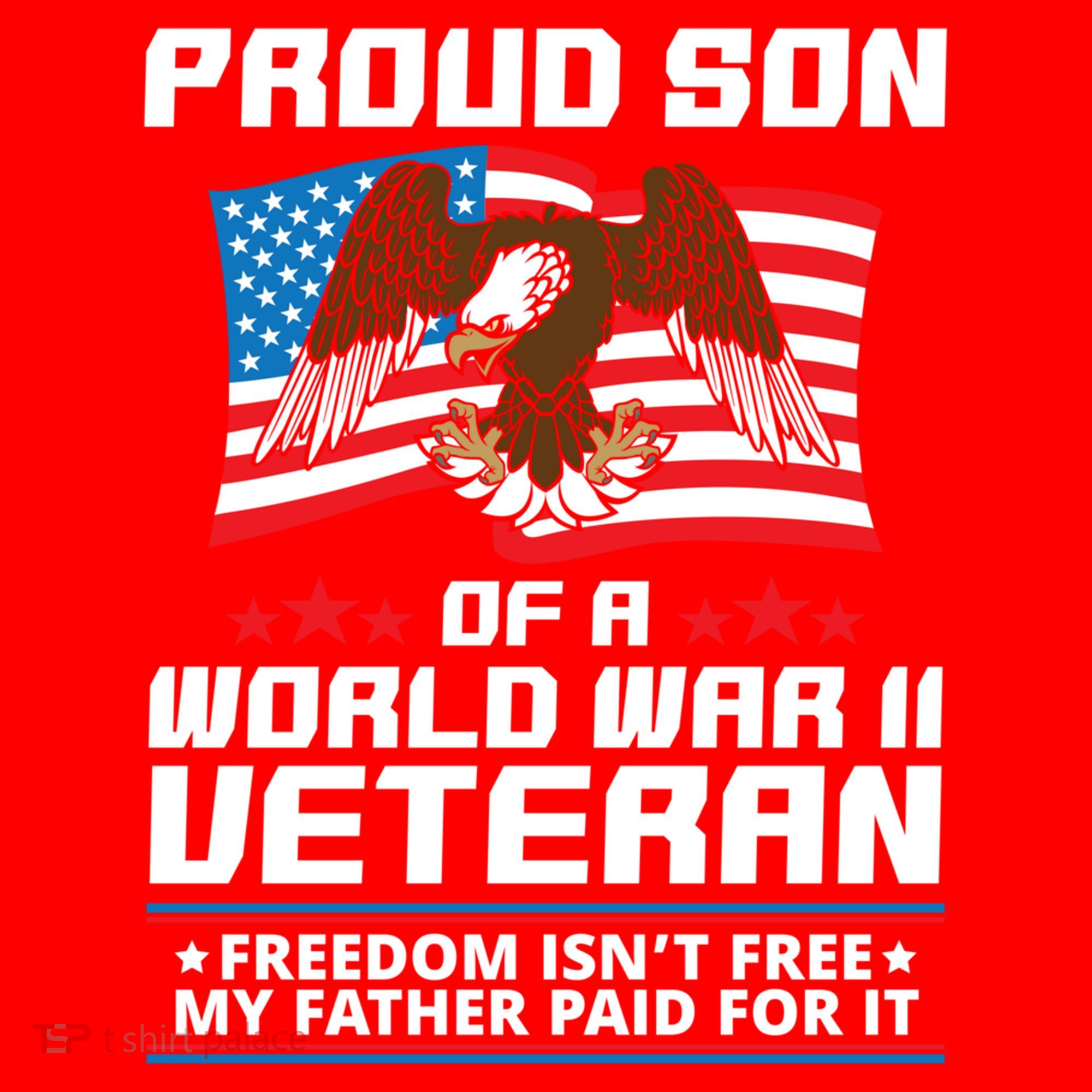 Proud Son Of Wwii Veteran Special Gift Santa Hat