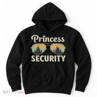 Princess Security Protection Retro Castle Matching Family Hoodie thumb 0