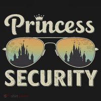 Princess Security Protection Retro Castle Matching Family Women's Hoodie thumb 2