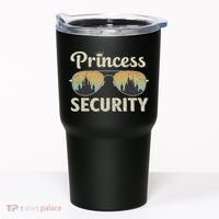 Princess Security Protection Retro Castle Matching Family Tumbler thumb 0