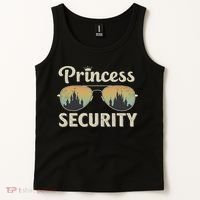 Princess Security Protection Retro Castle Matching Family Tank Top thumb 2