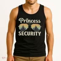 Princess Security Protection Retro Castle Matching Family Tank Top thumb 3