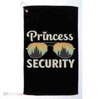 Princess Security Protection Retro Castle Matching Family Golf Towel thumb 0