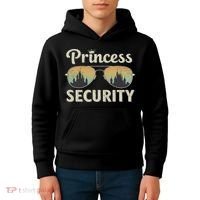 Princess Security Protection Retro Castle Matching Family Kids Hoodie thumb 4