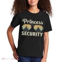 Princess Security Protection Retro Castle Matching Family Kids T-Shirt thumb 2