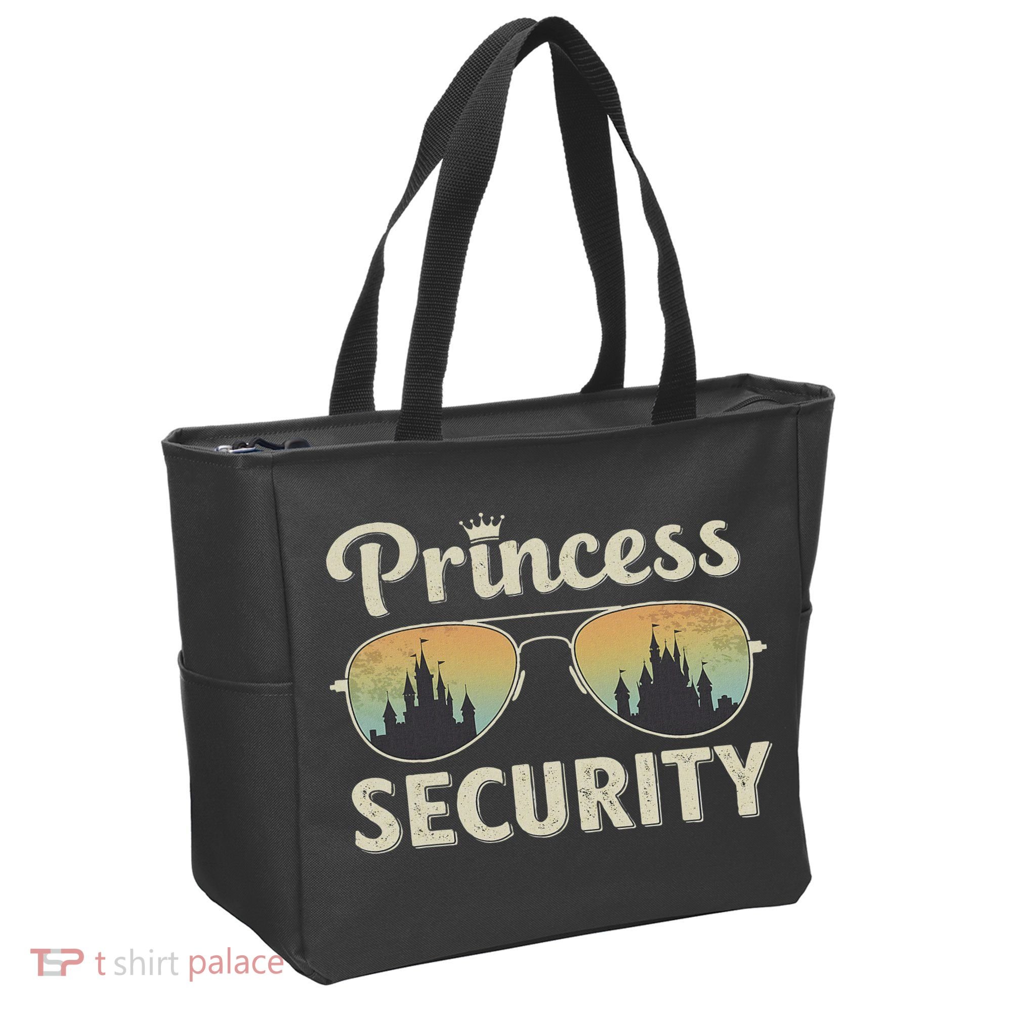 Princess Security Protection Retro Castle Matching Family Tote Bag