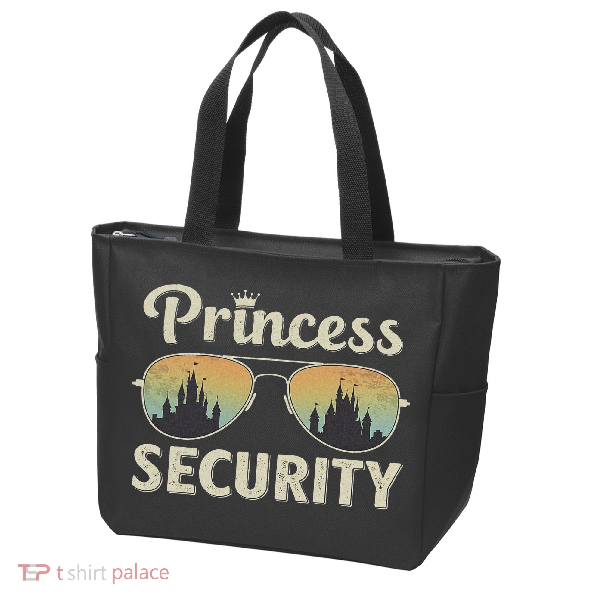 Princess Security Protection Retro Castle Matching Family Tote Bag