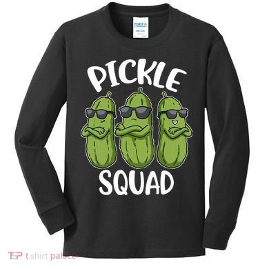 Pickle Squad Kids Long Sleeve Shirt