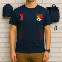 Portugal Soccer Portugese Football Retro 7 Jersey T-Shirt thumb 6