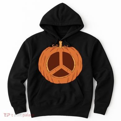 Peace Symbol Pumpkin Holiday Hoodie