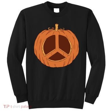 Peace Symbol Pumpkin Holiday Sweatshirt