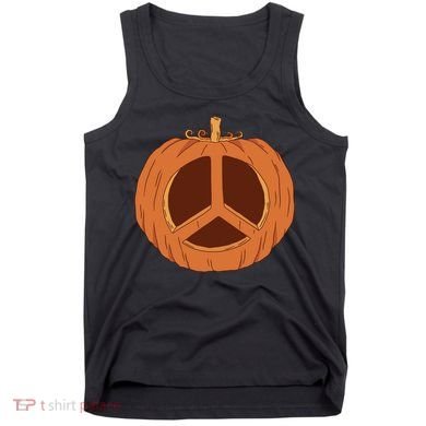 Peace Symbol Pumpkin Holiday Tank Top
