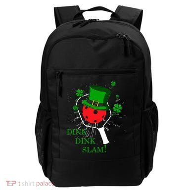 Pickleball St Patricks Day Leprechaun Dink Dink Slam Backpack
