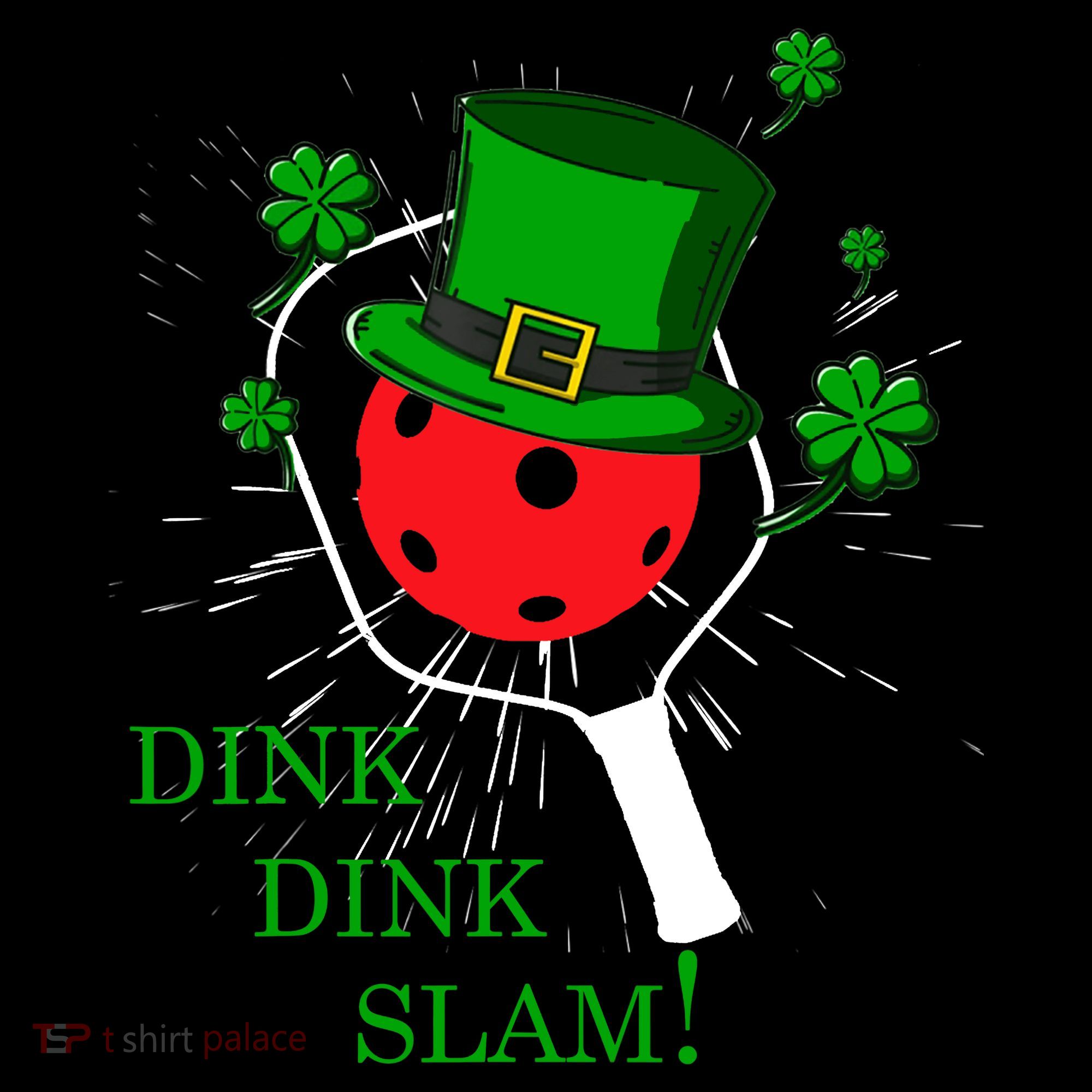 Pickleball St Patricks Day Leprechaun Dink Dink Slam Coffee Mug