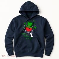 Pickleball St Patricks Day Leprechaun Dink Dink Slam Hoodie thumb 0