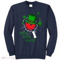 Pickleball St Patricks Day Leprechaun Dink Dink Slam Sweatshirt thumb 0