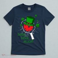 Pickleball St Patricks Day Leprechaun Dink Dink Slam T-Shirt thumb 5