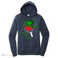 Pickleball St Patricks Day Leprechaun Dink Dink Slam Women's Hoodie thumb 0