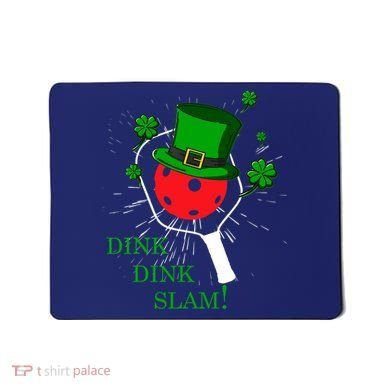 Pickleball St Patricks Day Leprechaun Dink Dink Slam Mousepad