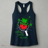 Pickleball St Patricks Day Leprechaun Dink Dink Slam Women's Tank Top thumb 3
